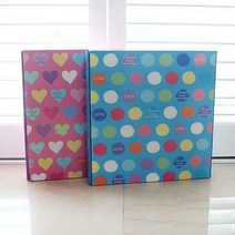 흑대지 30매 양장 앨범 블루x2