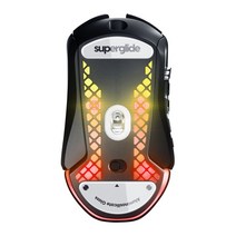 스틸시리즈 Aerox3 Aerox9 마우스 슈퍼글라이드 글라스 마우스피트 화이트 Pulsar S39SGW