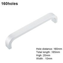 샷시 방문 프젝트창 손잡이 교체 방문 문고리 잠금핀 폴딩도어 히든도어 수입가구 문 손잡이 알루미늄 긴 캐비닛 가구 도어 핸들 침실 옷장 드레서 주방 서랍 xqmg 도어 핸들, 협력사, 160홀