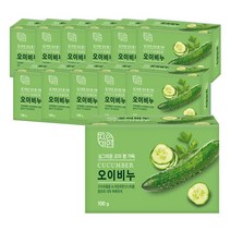 [무궁화]자연미인 오이비누 100g x 12개, 단품