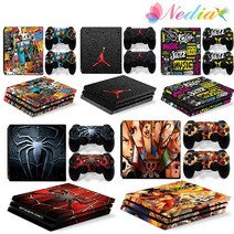 소니 플레이스테이션4 ps4 pro 전신스킨, PS4 PRO 스파이더맨2, 1개