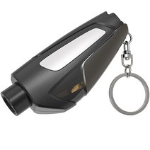 자동차 비상 망치 차단기 창깨기 자동차 탈출 다기능, 업그레이드된 모델 [럭키 레드] 커터 기능