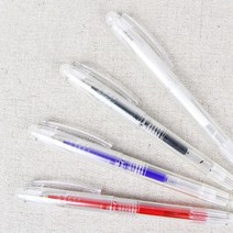 열펜 아이롱펜 다리미로 지워지는 재단용 펜 1.0mm 4색, 화이트