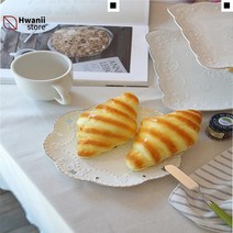 가족사진 연말모임 깜찍한소품 크로와상모형 음식모형, 2P세트