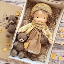 크리스마스 오너먼트 세트 벽장식 A Waldorf-네이티브 에나멜 인형 아티스트 핸드메이드 귀여운 어린이 선물 장난감 봉제, [03] 03