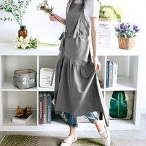 [바보사랑] 에이프릴 원피스 롱 앞치마 꽃집/카페앞치마, 상세 설명 참조