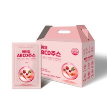 빼줘요 ABCD 주스 사과 비트 당근 비타민D 유기농 클렌즈 주스, (무료배송+보냉백) 4박스 80포