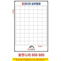칠판나라 인쇄칠판 주차현황판 도안칠판 현황판, 알루미늄