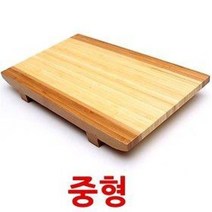 투톤 대나무 회도마 25 (육회도마 초밥접시 생선회접, 중형25x15