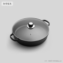 일본장인 후라이팬 주물팬 무쇠팬 논코팅 손잡이 무쇠주물팬 더블핸들, B