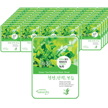네이처바이 녹차 마스크팩 50매, 1개