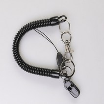 분실방지 고탄력 스프링 스트랩 고리, 1-굵기1.2cm-길이12cm
