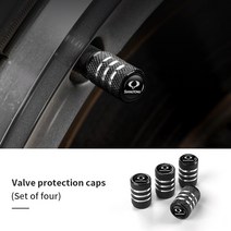 타이어 밸브캡 쌍용 액티언 코란도 렉스턴 카이론 로디우스 티볼리 무소 의자 투리스모 노매드용 밸브 자동, 08 Plaid Black