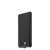 Mophie Powerstation Plus USB-C-케이블이 내장 된 범용 외장 배터리 (6 000mAh)-매트 블랙