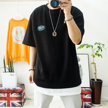 코디캡틴 부드러운터치감 큰옷 크게크게 스판 빅사이즈반팔티셔츠