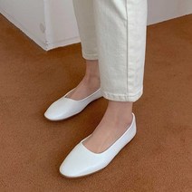 라운드 신발 용 베이직 여성화 사이트 둥근코 슈즈 키큰녀 여자 단화 출근룩 편한 패션화 외출 면접정장 플랫 데일리화