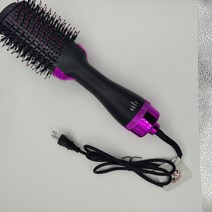 열풍빗 투인원 다기능 음이온 바람빗 고데기 스트레이트 헤어드라이기, 로즈레드(주문물어고객서비스), 유럽 표준