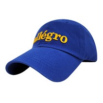 알레그로 자수 볼캡 남자 여자 봄 여름 레터링 야구모자 캡