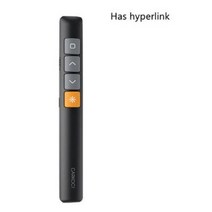 무선 PPT 원격 제어 USB 충전식 개선 포인터 발표자 페이지 컴퓨터/노트북을위한 펜 선회, 01 black