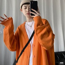 가바바 빅사이즈 남성 미디가디건 비비드한 칼라로 골라입는 재미가 있는 데일리 니트 G63940