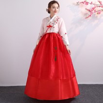 혼수 혼례 들러리 자수 개량 단아한 댄스 파티 화려한 무용복 궁중 한복 드레스