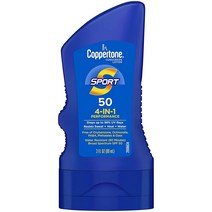 Coppertone 스포츠 자외선 차단 로션 89mL SPF 50 광범위 스펙트럼 커버(포장은 다를 수 있음)