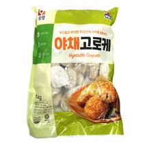 사조오양 야채 고로케 냉동 1kg, 단지 1