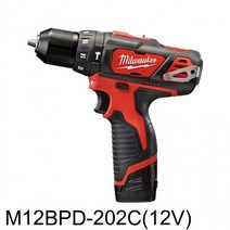 밀워키 충전 해머드릴 M12 BPD-202C (12V) 2.0Ah, 상세페이지 참조