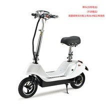 미니 전기 자동차 접이식 전기 스쿠터 노인 전동스쿠터 로얄알로이 2륜 오도바이, 48V, 리튬 배터리 이중 뒷좌석 알람