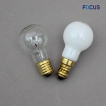 [포커스]백열램프 미니크립톤25W 40W 60W E14 E17소켓, 크립톤미니60W/E17불투명