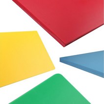 코멕스 업소용 도마 위생 항균 칼라 대형 컬러 사이즈, 적색