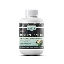 [유비바이오]뉴질랜드 초록입홍합 25000mg 360캡슐