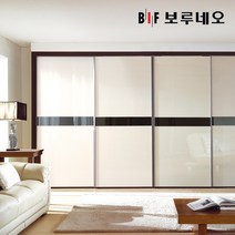 [보루네오] 30cm 나르샤 슬라이딩 붙박이장 맞춤 거실 안방 슬라이드 9자 10자 11자, 상세 설명 참조