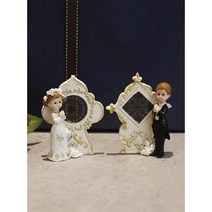 결혼선물 카페인테리어 신랑신부 미니어처인형 소품샵 대 빈티지장식품