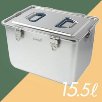그린킵스 냉장고용 올스텐 밀폐용기 김치통 15.5리터, 단품
