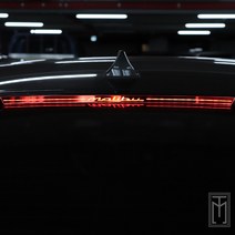 JS automotive 올뉴말리부 브레이크등 마스크 패널 포인트 실외 몰딩 튜닝 커버 카악세사리 익스테리어 용품, 실버