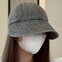 데이즈원 여성 여름 챙모자 여자 데님 자외선차단 벙거지모자