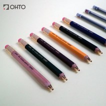 WR001 목재홀더샤프2.0mm 감성문구 OHTO, 버건디(APS-680E-EN)_흑색홀더심(152HB)+