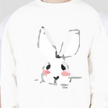 오너클랜 키밍 rabbit 맨투맨 우정룩 시밀러룩 데일리 캐주얼