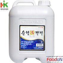 순창간장 순창 국간장 12L 대용량 말통 식자재 업소, 1개