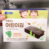 베베쿡 처음먹는 어린이 김 1.5g X 10개입 x 1개, 단품, 단품