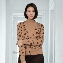 [최저가]세루티1881 22Winter 레오파드 니트자켓+풀오버