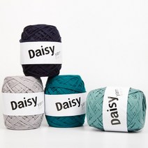 야나 데이지얀(daisy yarn) 패브릭얀, 21번(연회색)