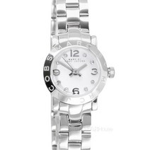 [해외]명품마크제이콥스시계70014875 Marc by Marc Jacobs Womens Petite Watch White Dial w/ Crystals Stainless Steel
