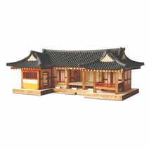 퍼즐피플 3D 영공방 건축물 입체퍼즐모형, 3D목재 ㄷ자기와집 HO 시리즈, 1Ea