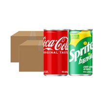 코카콜라 스프라이트 190mlx 60캔 각 30캔, 코카콜라 + 스프라이트 190mlx 6