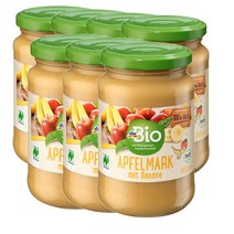 디엠바이오 dmBio banana apple jam 독일 바나나를 곁들인 퓌레 사과잼 360g, 7팩