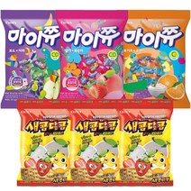 크라운 마이쮸284g(오렌지 딸기 포도) / 새콤달콤200g(딸기) 3종 기획상품, 1개, 1450g