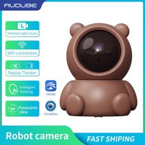 가정용 적외선 홈카메라 반려동물 펫캠 hd1080p wifi 카메라 ip ptz 카메라, 핑크 추가 128g 카드, 협력사, 영국 플러그