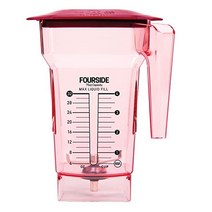 블렌드텍 포사이드 용기(75oz) 블렌더 용기 40-619-62상업용 등급 단단한 뚜껑 BPA 프리 레드, 기본
